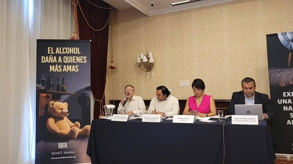 Conferencia de prensa de Encuesta Nacional Sobre Consumo de Alcohol RESET México 2024