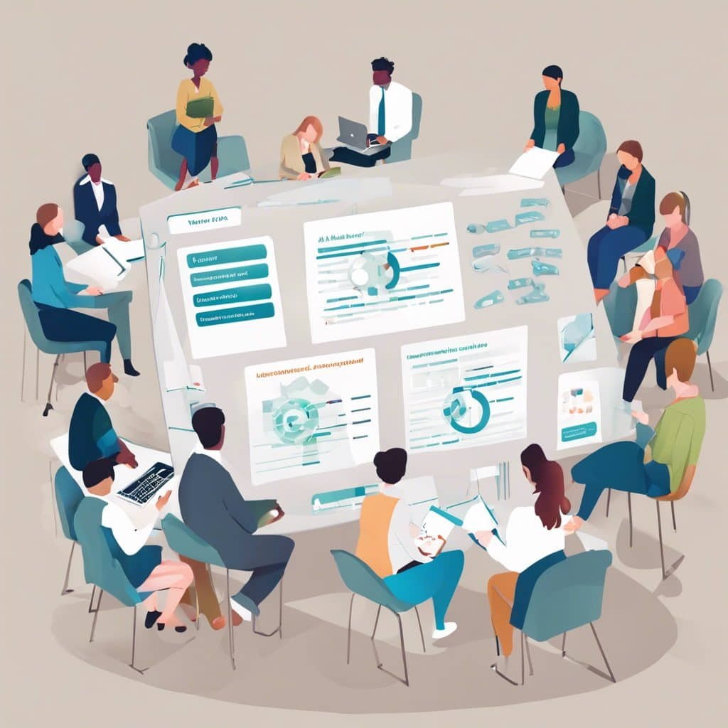 Ilustración de planeación de Inteligencia Artificial en Salud Pública kit de evaluación de preparación para la inteligencia artificial en salud pública